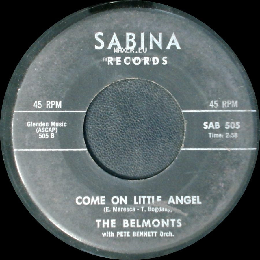 The Belmonts - How About Me / Come On Little Angel side B
