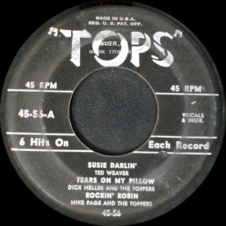Jerry Case And The Toppers; Antonio Paladino; Sandy Beaumont And The Toppers - Unknown Title A / Little Star; Volare (Nel Blu Dipinto Di Blu); Bird Dog side A