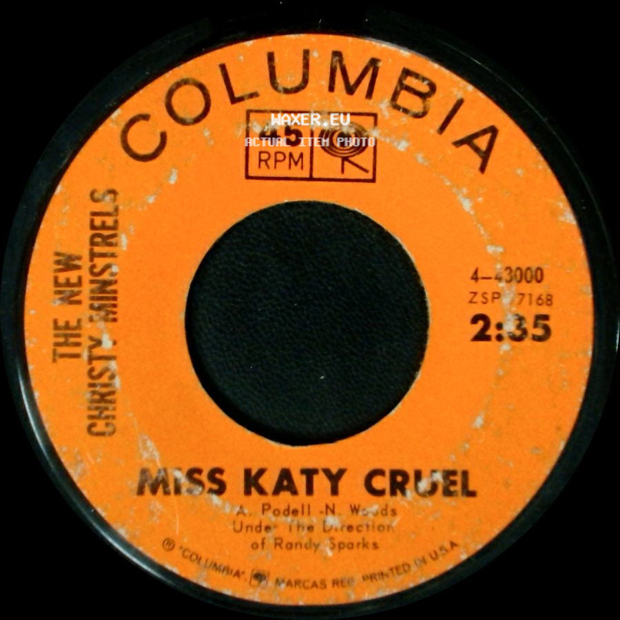 The New Christy Minstrels - Miss Katy Cruel / Today side A