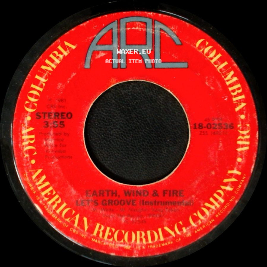 Earth, Wind & Fire - Let's Groove / Let's Groove (Instrumental) side B
