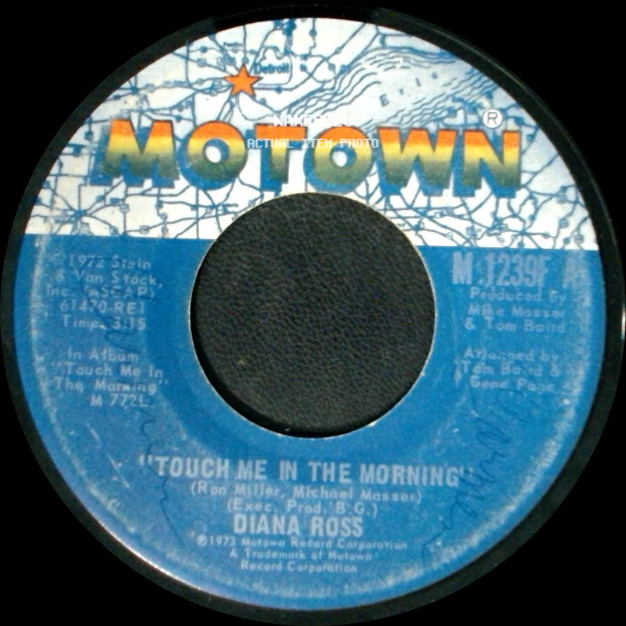 Diana Ross - Touch Me In The Morning / I Won't Last A Day Without You side A