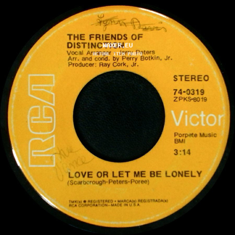 The Friends Of Distinction - Love Or Let Me Be Lonely / This Generation side A