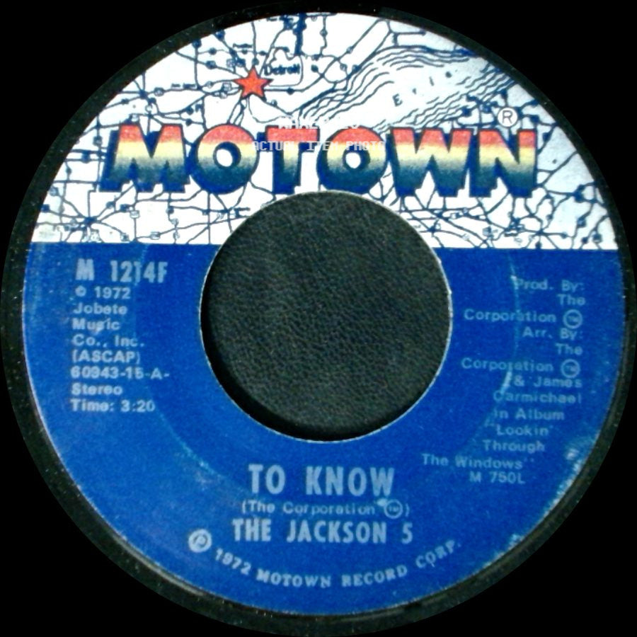 The Jackson 5 - To Know / Corner Of The Sky side A