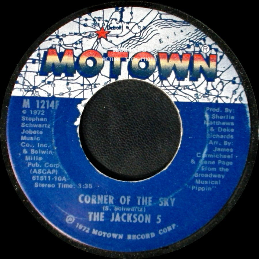 The Jackson 5 - To Know / Corner Of The Sky side B