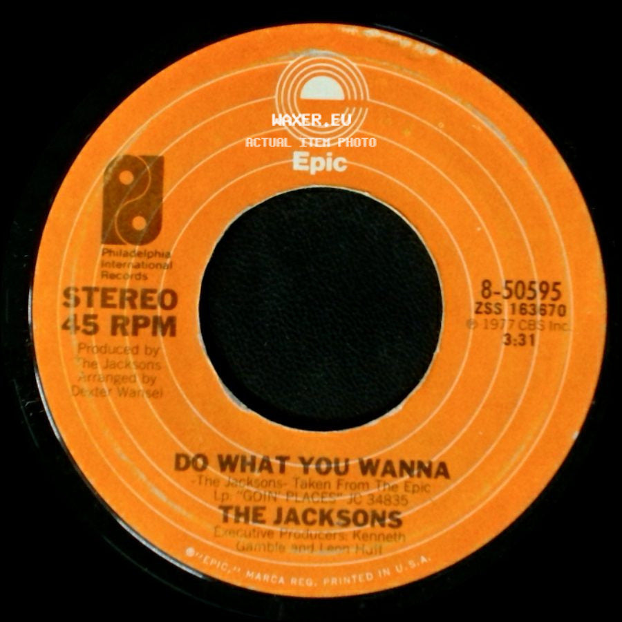 The Jacksons - Blame It On The Boogie / Do What You Wanna side B
