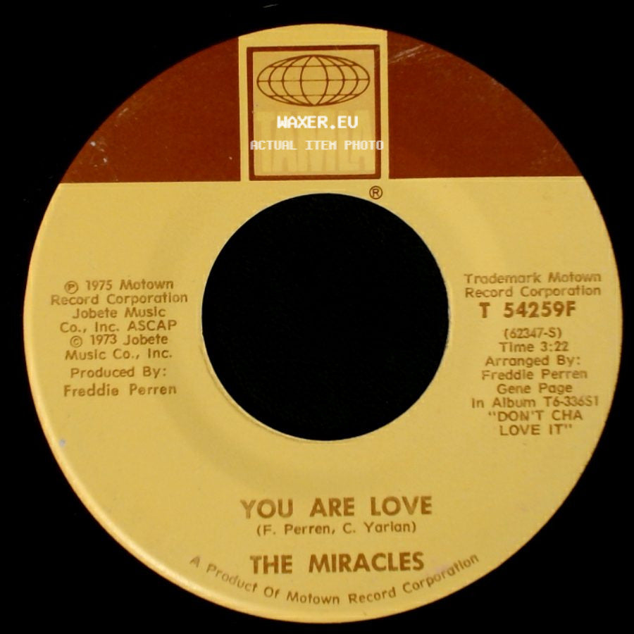 The Miracles - Gemini / You Are Love side B