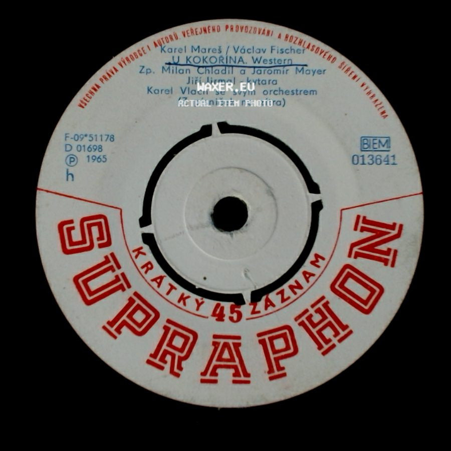 Zdeněk Marat / Zdeněk Borovec / Karel Mareš / Václav Fischer - Práskni Do Koní. Western / U Kokorina. Western side B