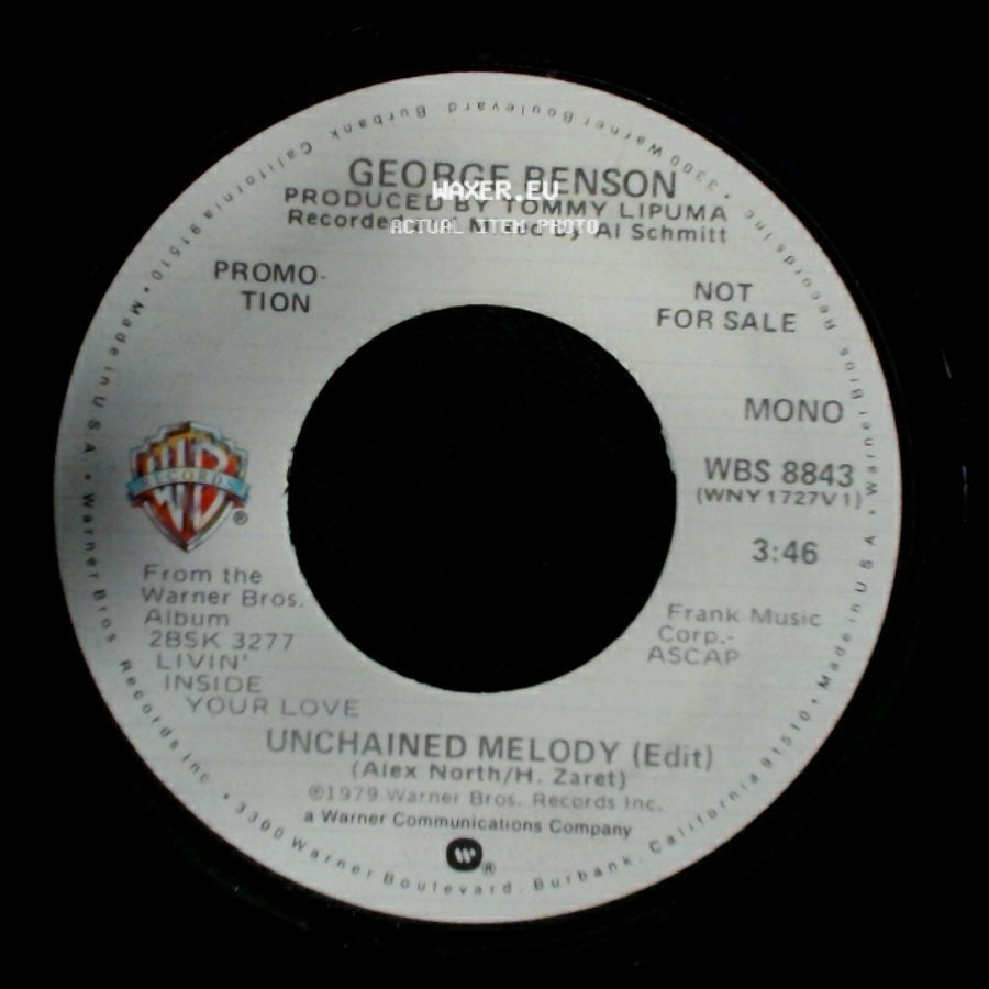 George Benson - Unchained Melody (Edit) / Unchained Melody (Edit) side A