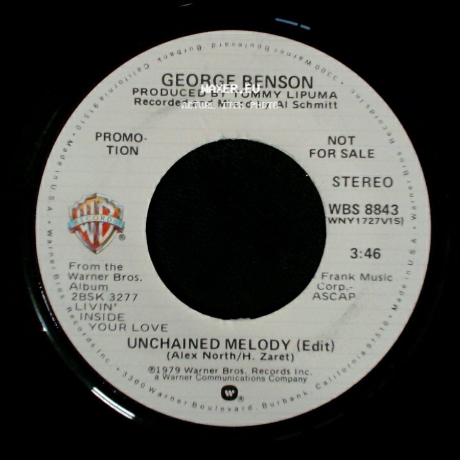 George Benson - Unchained Melody (Edit) / Unchained Melody (Edit) side B