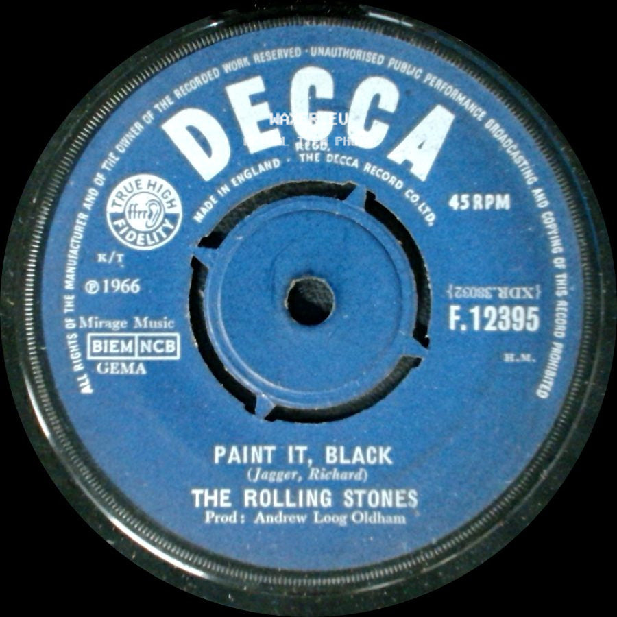 The Rolling Stones - Paint It, Black / Long Long While side A