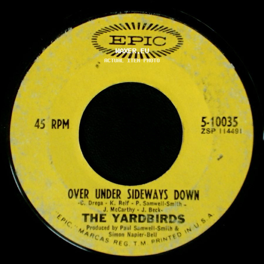 The Yardbirds - Over Under Sideways Down / Jeff's Boogie side A
