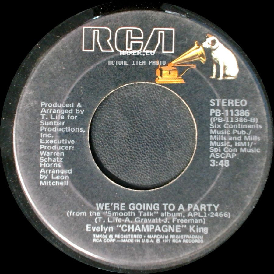 Evelyn "Champagne" King - I Don't Know If It's Right / We're Going To A Party side B