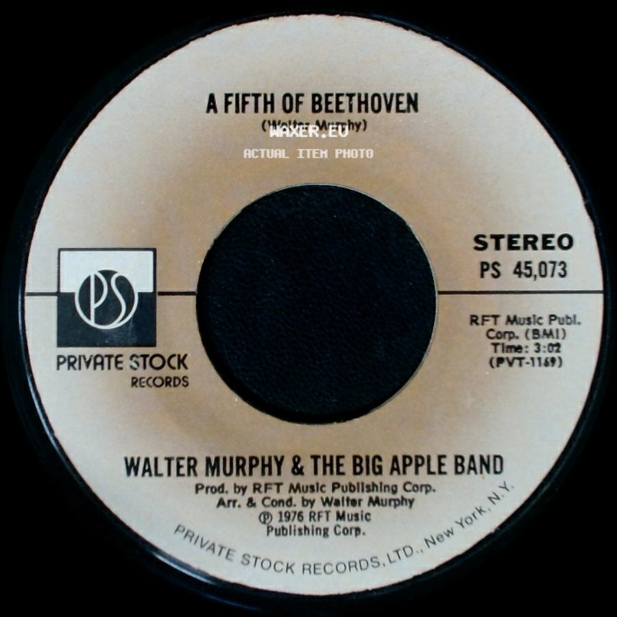 Walter Murphy & The Big Apple Band - California Strut / A Fifth Of Beethoven side B