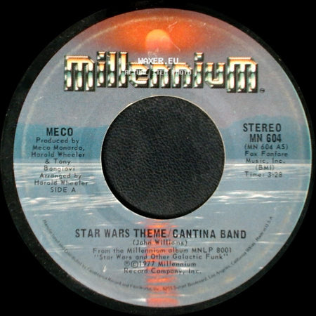 Meco - Star Wars Theme / Cantina Band / Funk side A