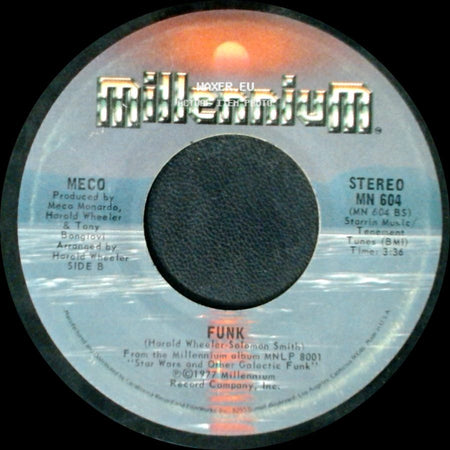 Meco - Star Wars Theme / Cantina Band / Funk side B