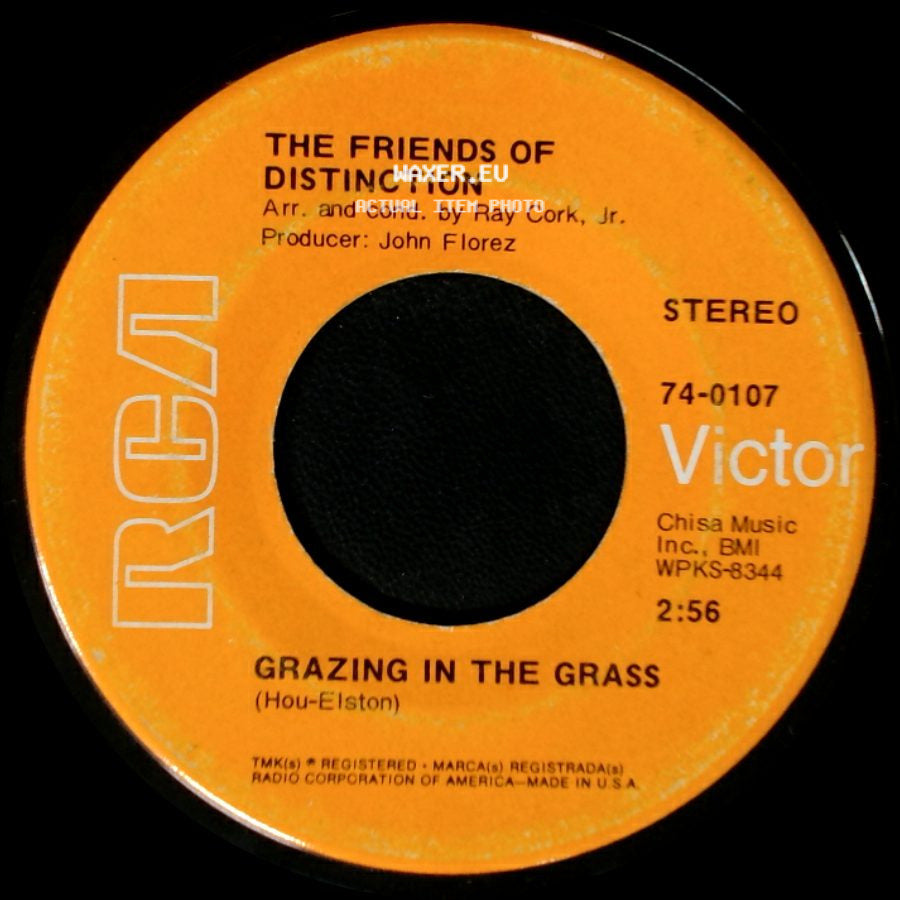 The Friends Of Distinction - Grazing In The Grass / I Really Hope You Do side A