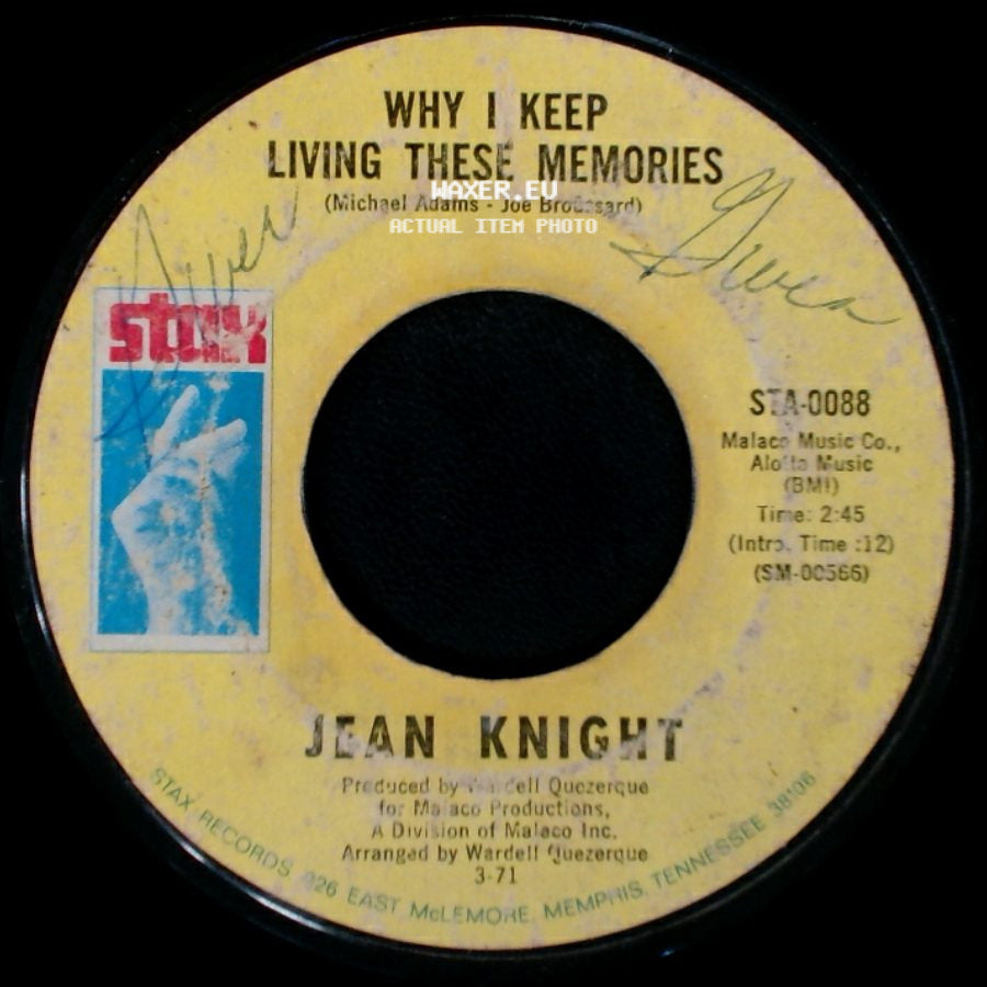 Jean Knight - Why I Keep Living These Memories / Mr. Big Stuff side A