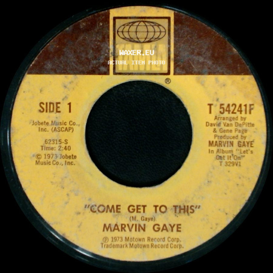 Marvin Gaye - Come Get To This / Distant Lover side A