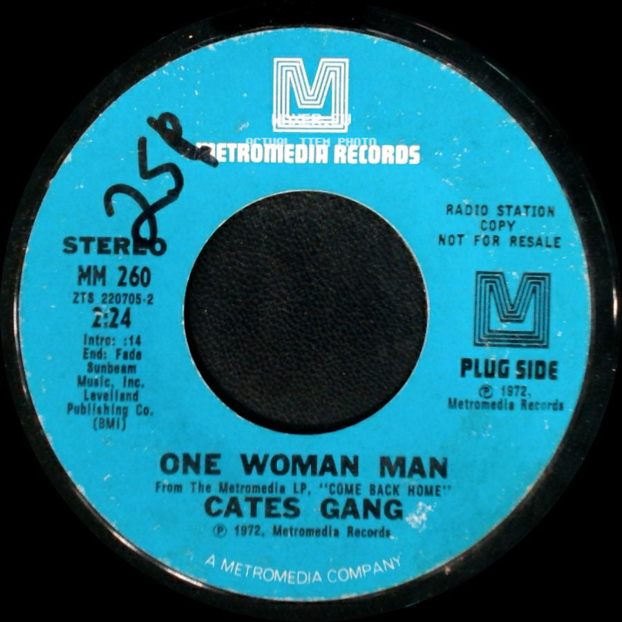 Cates Gang - One Woman Man / One Woman Man side B