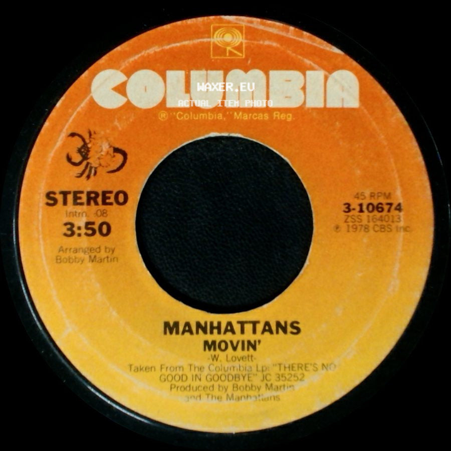 Manhattans - Am I Losing You / Movin' side B
