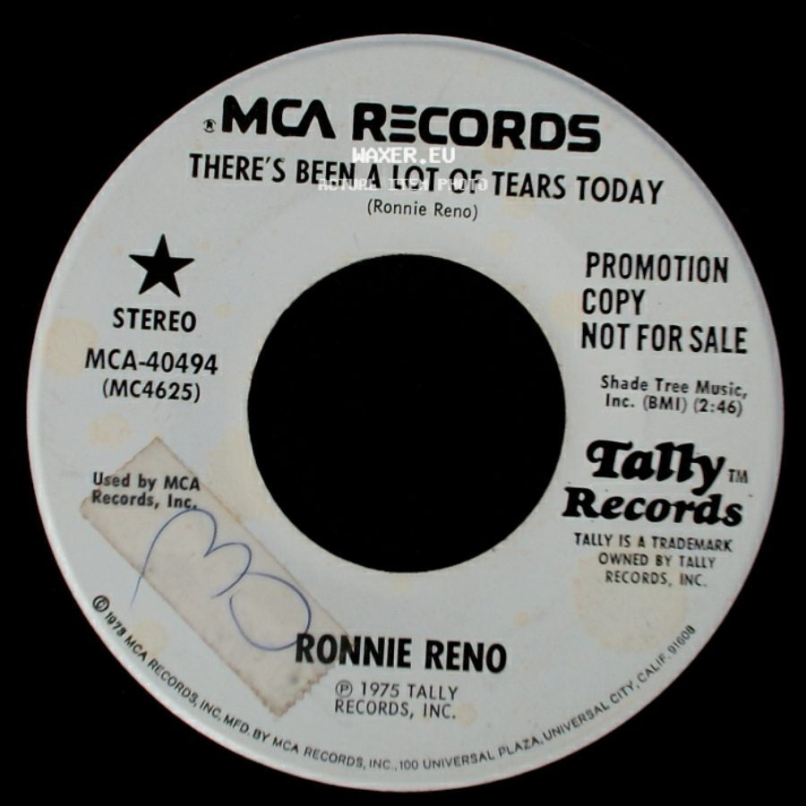 Ronnie Reno - Freedom Song / There's Been A Lot Of Tears Today side B