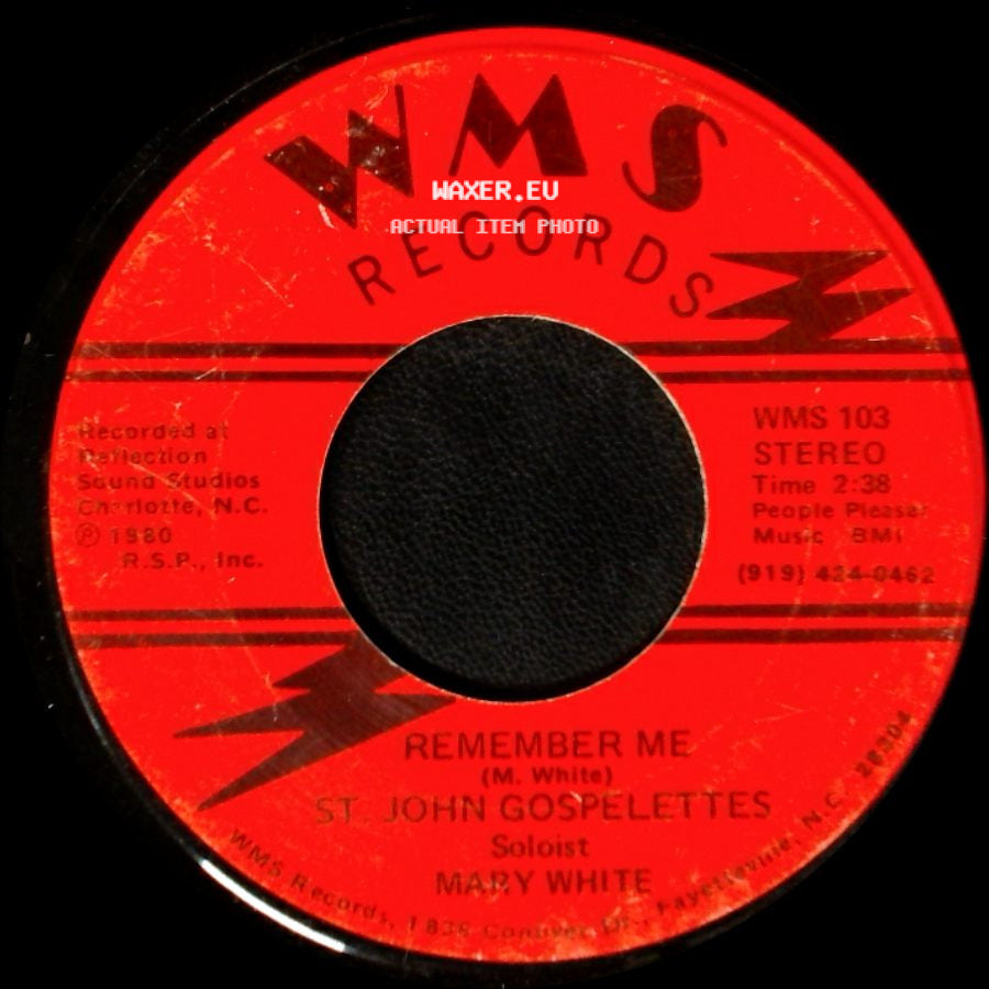 St. John Gospelettes - Lord, I'm Trying / Remember Me side B