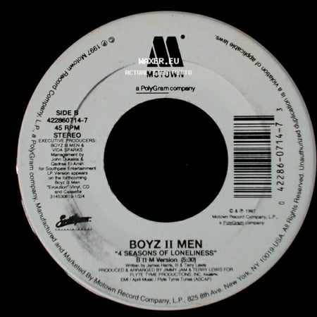 Boyz Ii Men - 4 Seasons Of Loneliness / 4 Seasons Of Loneliness side B