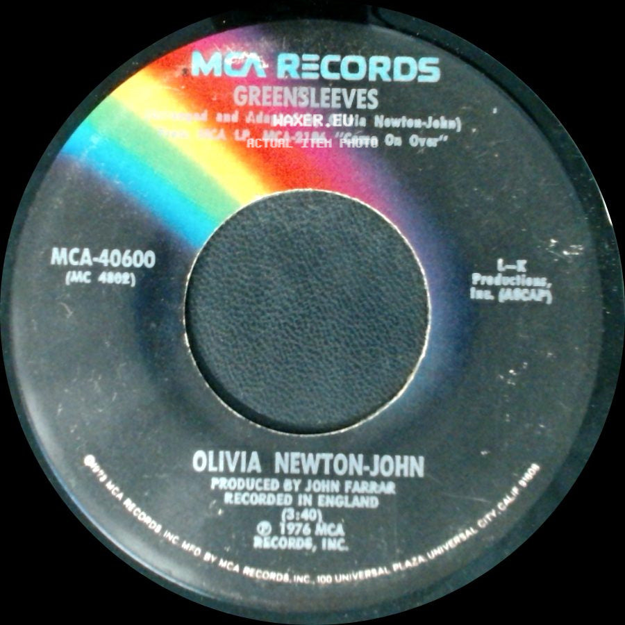 Olivia Newton-John - Don't Stop Believin' / Greensleeves side B