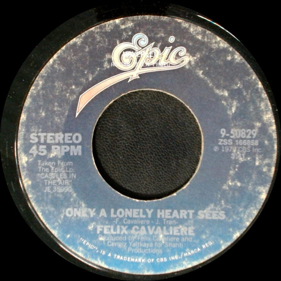 Felix Cavaliere - You Turned Me Around / Only A Lonely Heart Sees side B