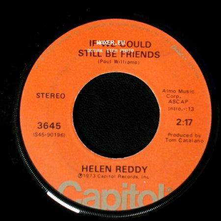 Helen Reddy - Delta Dawn / If We Could Still Be Friends side B