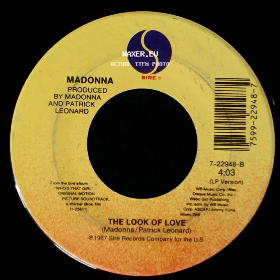 Madonna - The Look Of Love / Express Yourself side A