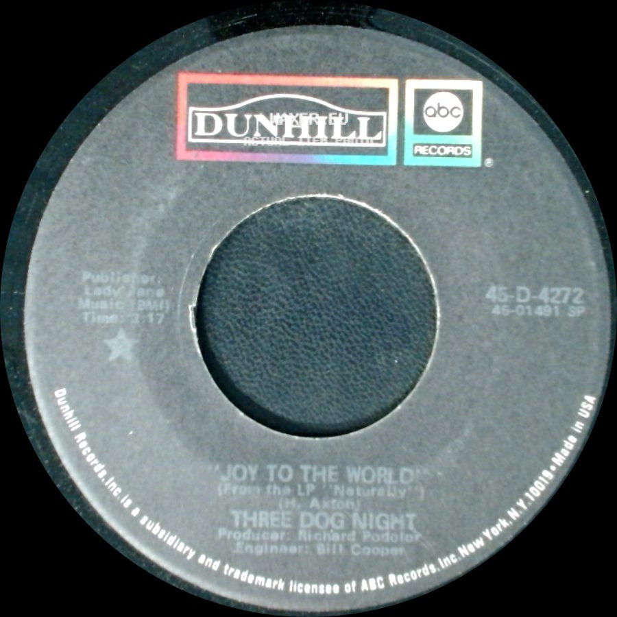 Three Dog Night - Joy To The World / I Can Hear You Calling side A
