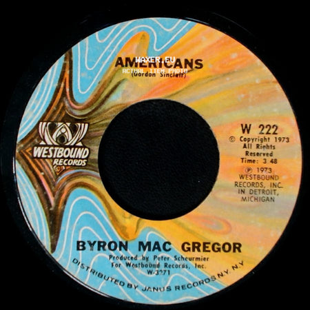 Byron Mac Gregor / The Westbound Strings - Americans / America The Beautiful side A