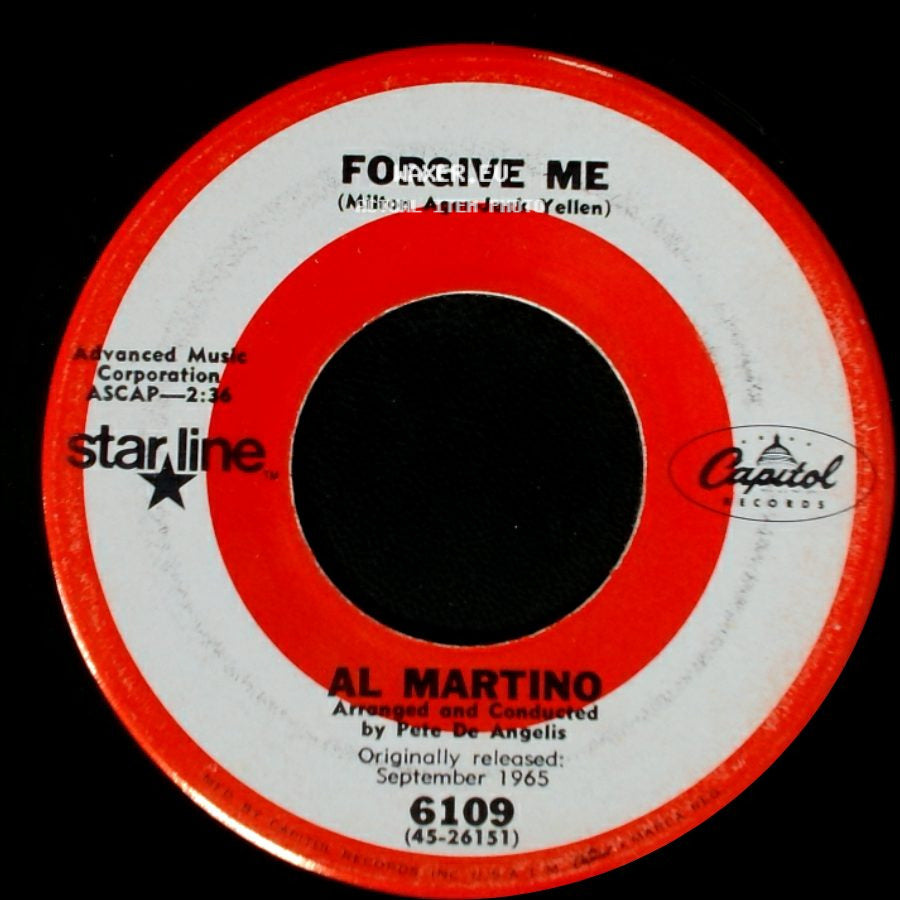 Al Martino - Forgive Me / What Now, My Love side A