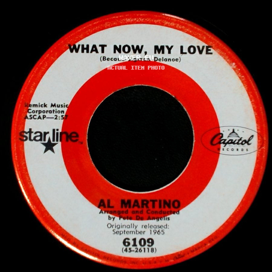 Al Martino - Forgive Me / What Now, My Love side B