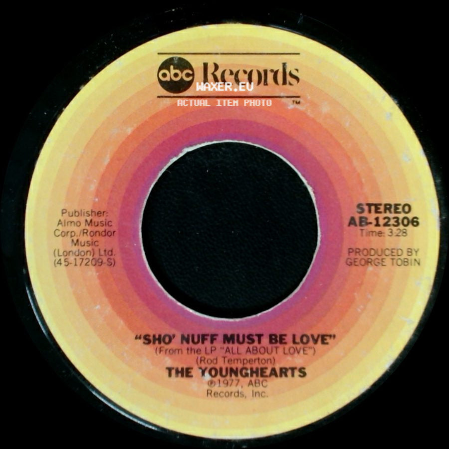 The Younghearts - 'sho' Nuff Must Be Love / Let's Fall In Love Again side A