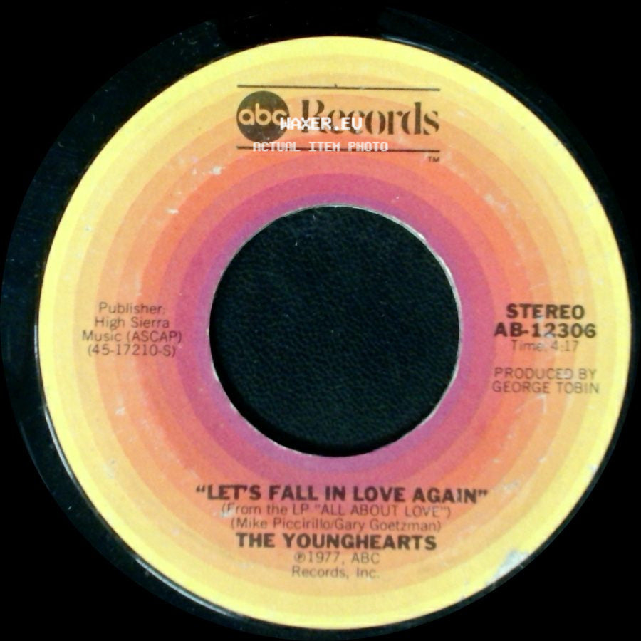 The Younghearts - 'sho' Nuff Must Be Love / Let's Fall In Love Again side B
