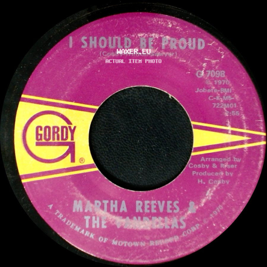 Martha Reeves & The Vandellas - Love, Guess Who / I Should Be Proud side B