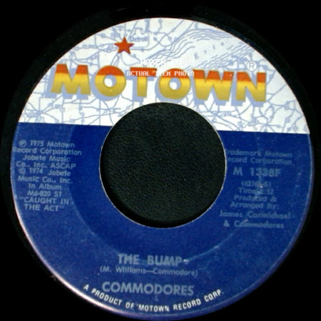 Commodores - The Bump / Slippery When Wet side A