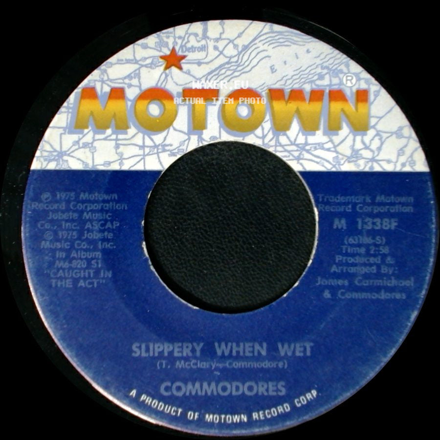 Commodores - The Bump / Slippery When Wet side B