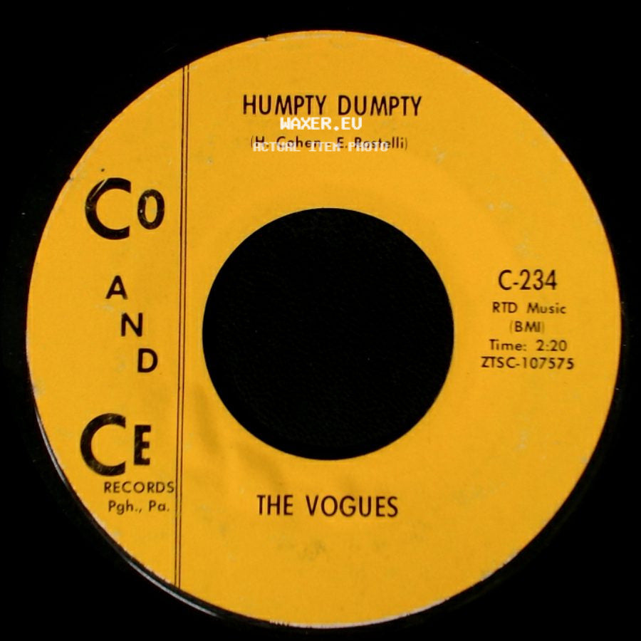 The Vogues - Humpty Dumpty / Magic Town side A