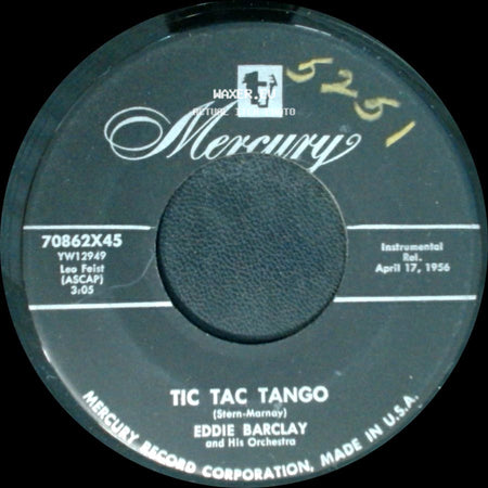 Eddie Barclay And His Orchestra - Tic Tac Tango / La Chnouf side A