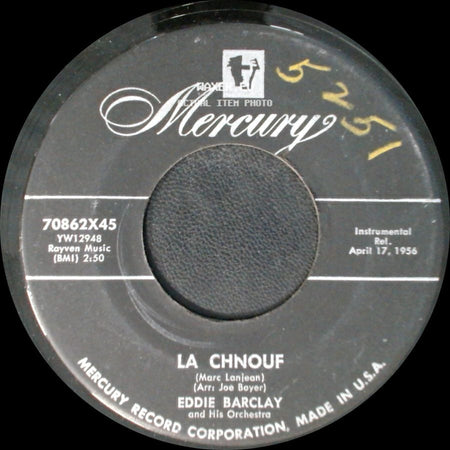 Eddie Barclay And His Orchestra - Tic Tac Tango / La Chnouf side B