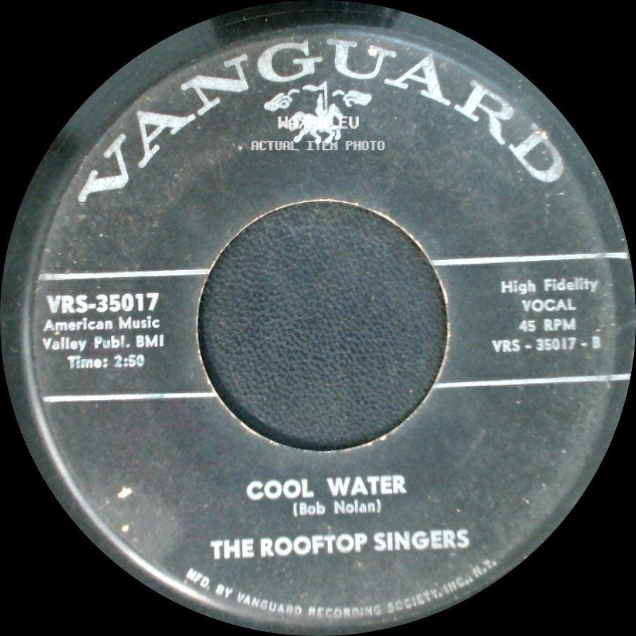 The Rooftop Singers - Walk Right In / Cool Water side B