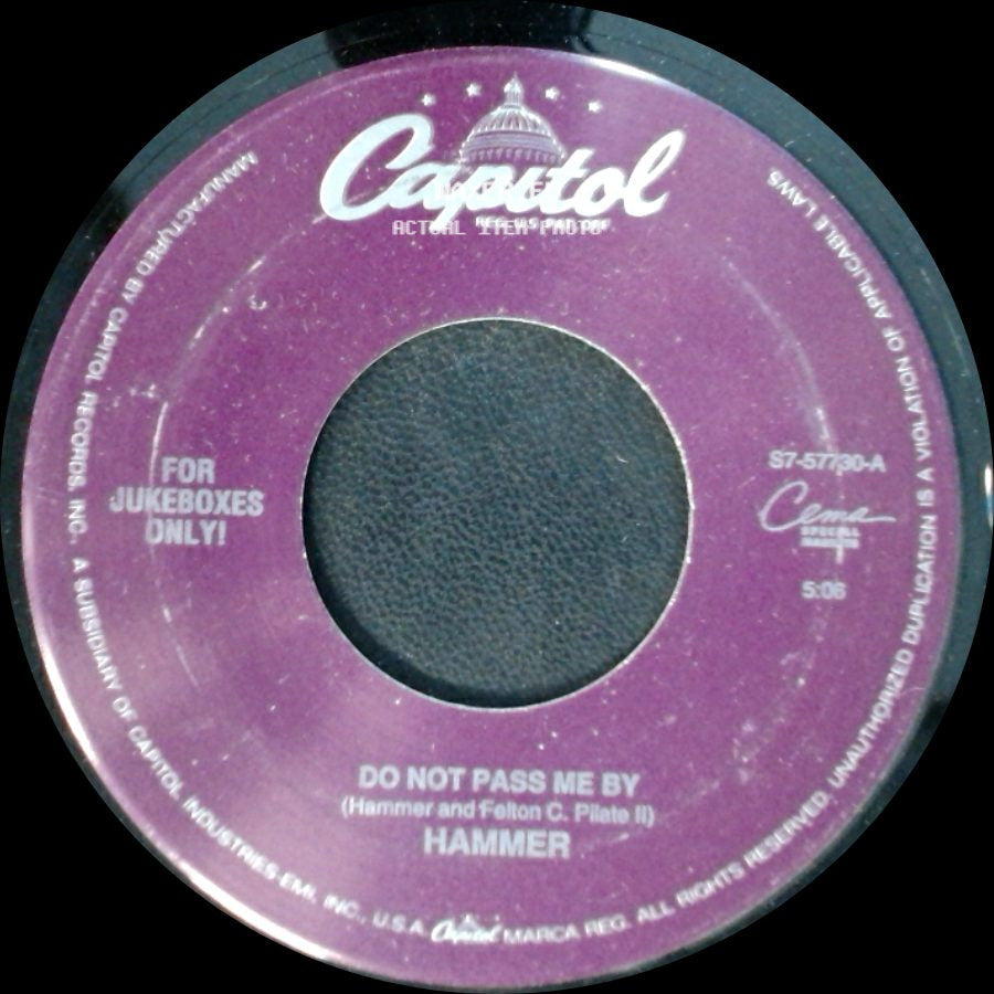 Hammer - Gaining Momentum (Introducing Saja) / Do Not Pass Me By side B