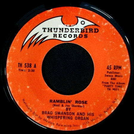 Brad Swanson And His Whispering Organ - Quando, Quando, Quando / Ramblin' Rose side B