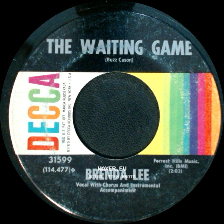 Brenda Lee - The Waiting Game / Think side A