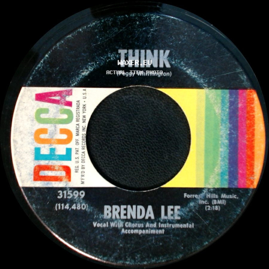 Brenda Lee - The Waiting Game / Think side B