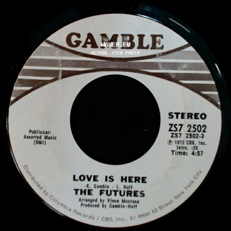 The Futures - Stay With Me / Love Is Here side B