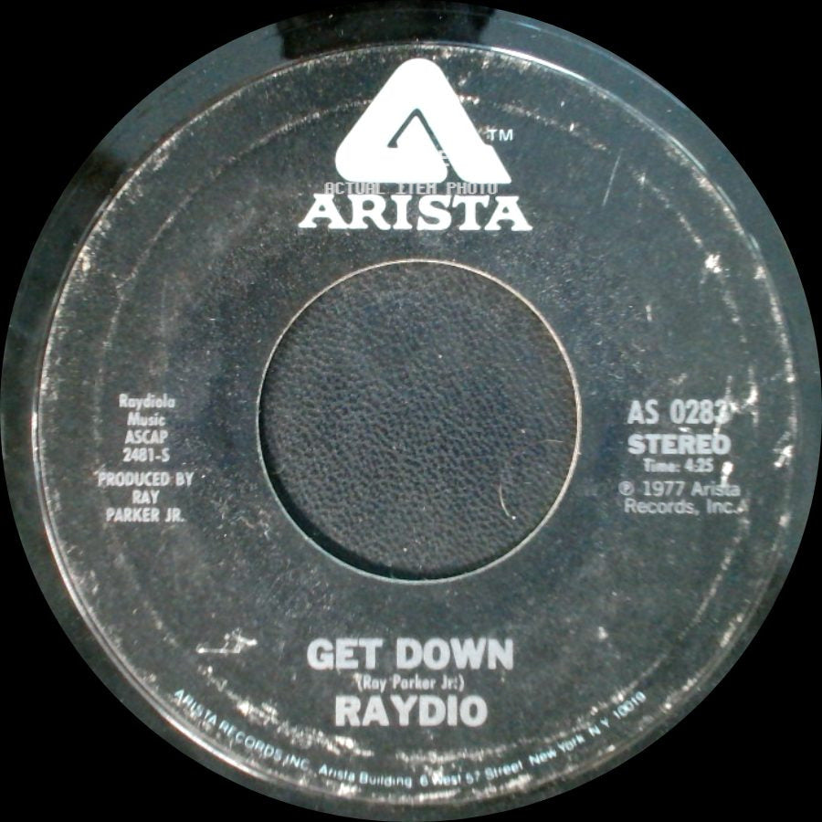 Raydio - Jack And Jill / Get Down side B
